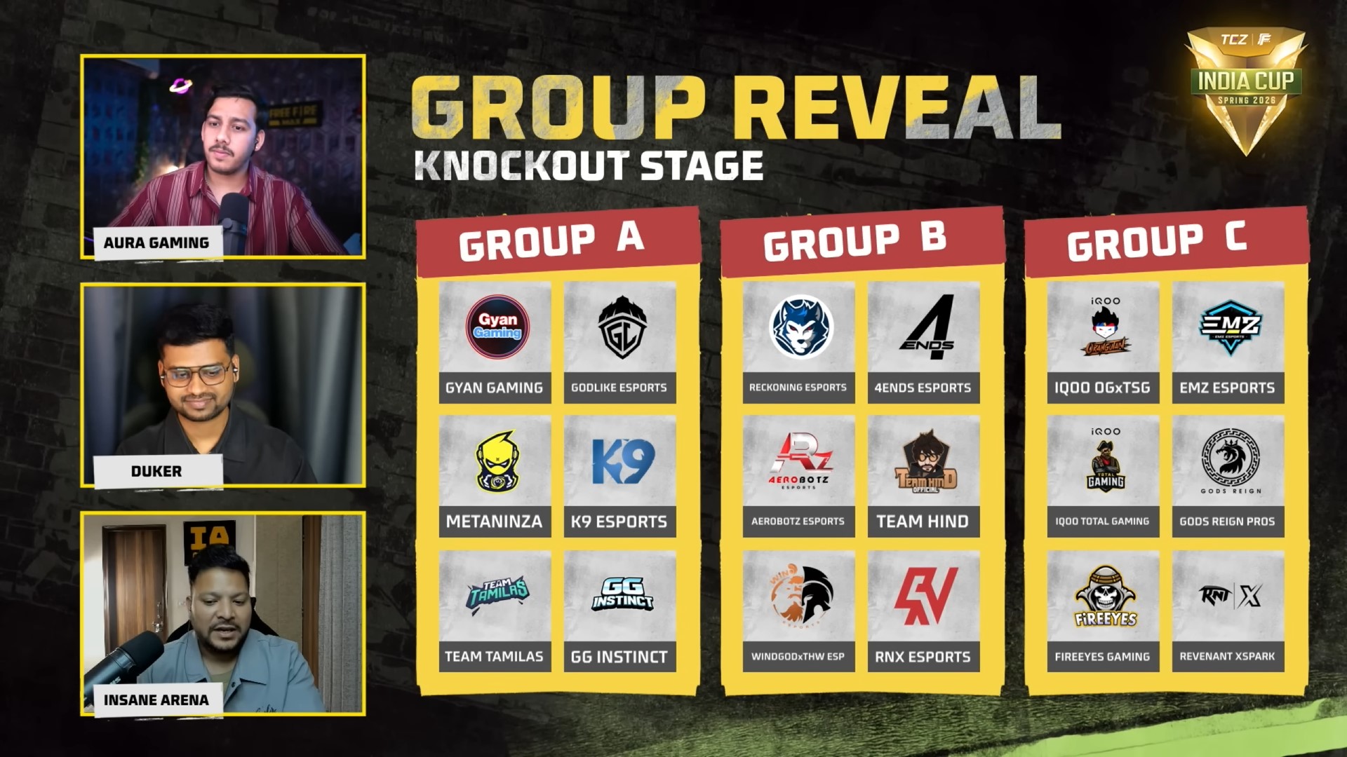 FFMIC 2026 Spring Knockout Stage Week 1: Matches schedule, dates & groups and where to watch